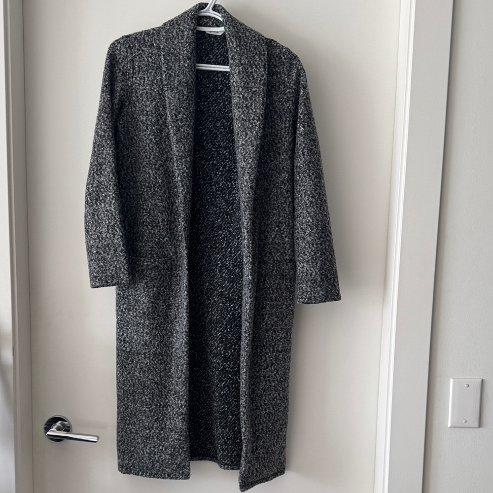 Reitmans Gray Long Knit Cardigan